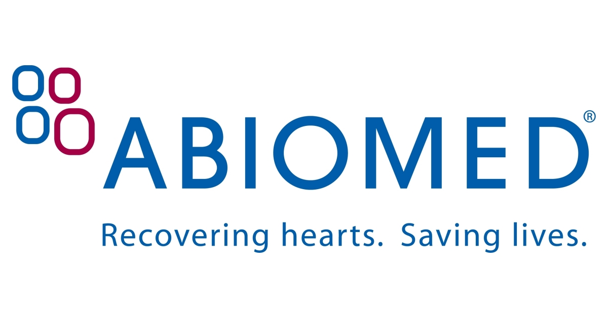 Abiomed colored logo with tagline